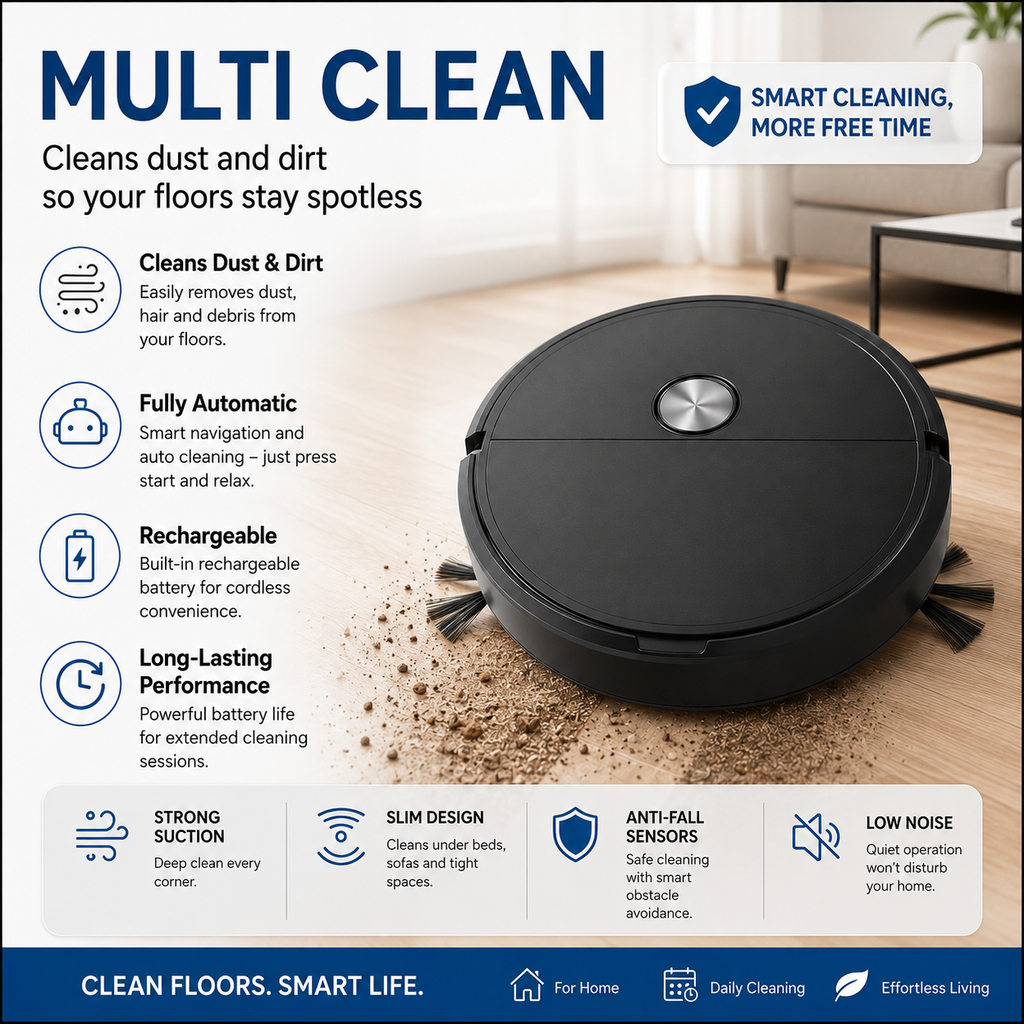 Multi Clean – Automatic Cleaning, Effortless Living