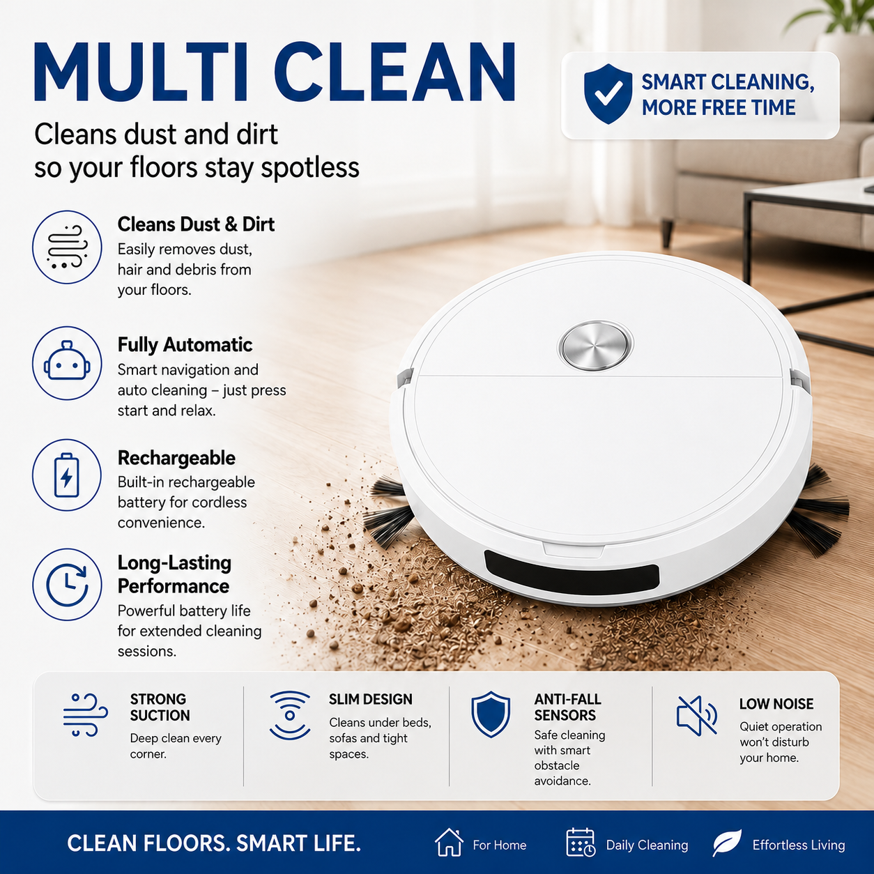 Multi Clean – Automatic Cleaning, Effortless Living